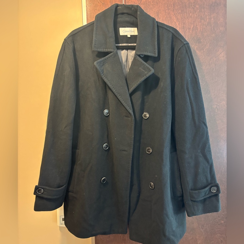 Calvin Klein Pea Coat Black